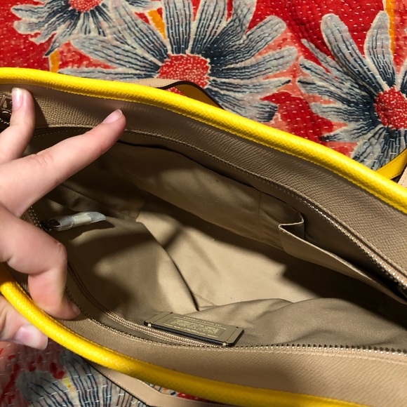 COACH Color Block Zip Tote - Picture 5 of 7